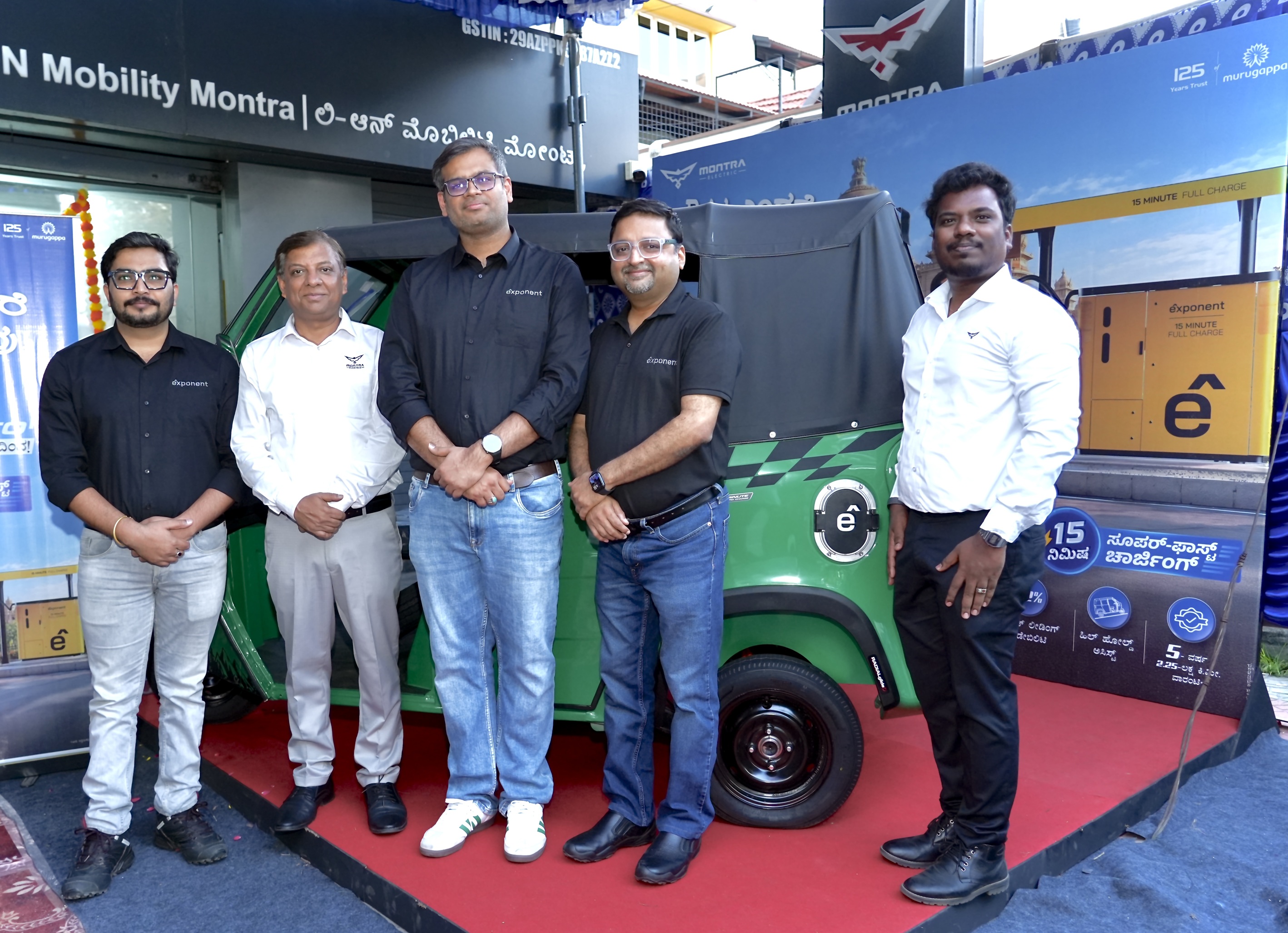 Montra Electric’s SUPER AUTO FX Gets 15-Minute rapid charging with Exponent Energy, extending it’s "Pehle Aap" Promise