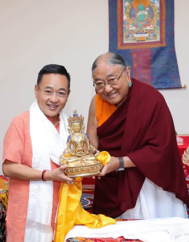 Chief Minister Prem Singh Tamang and Sakya Gongma Trichen Rinpoche Jointly Inaugurate Nyiya Nairatmya Centre in Gangtok