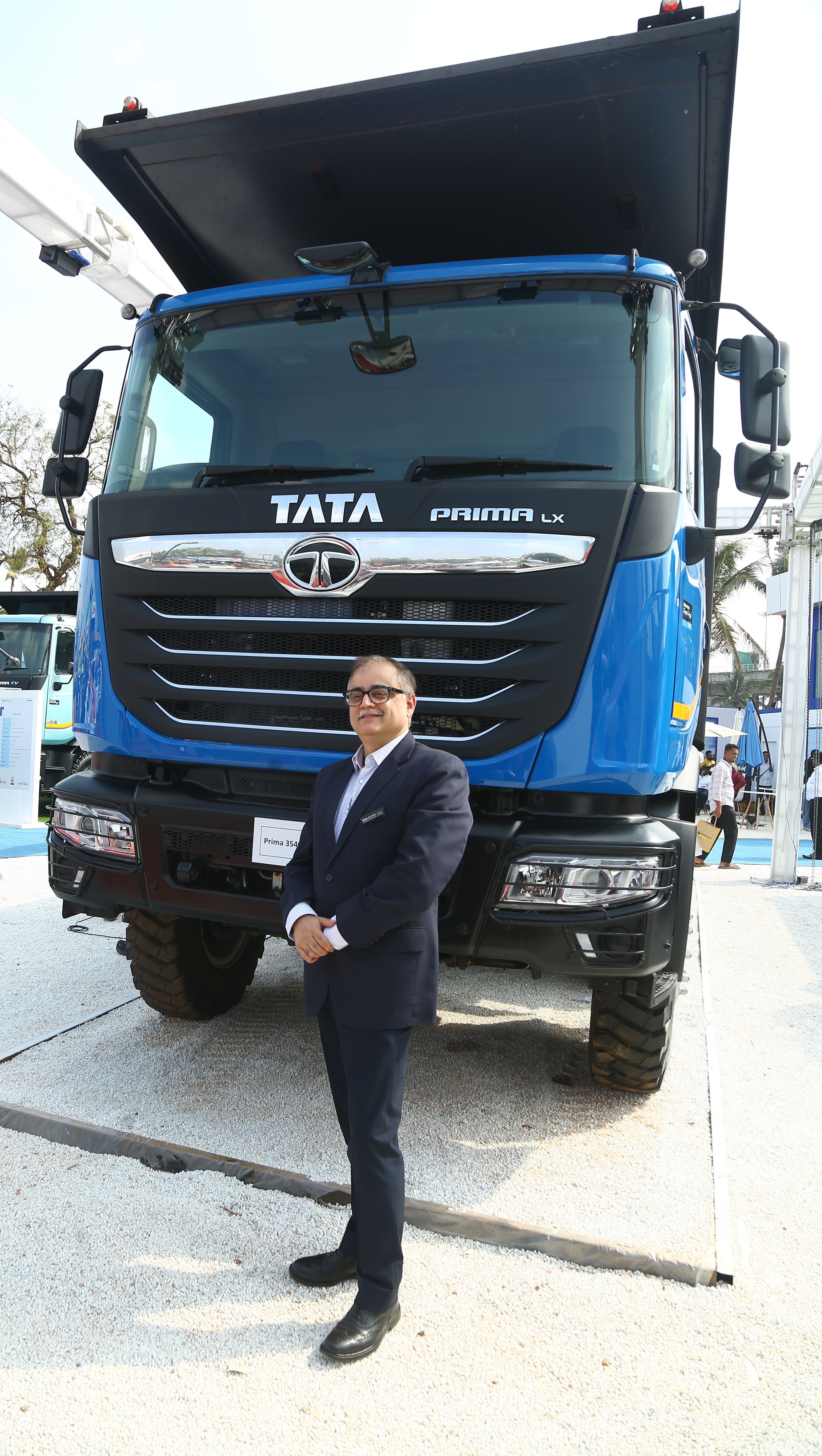 Image - 2 Mr. Rajesh Kaul, Vice President & Business Head – Trucks, Tata Motors Ltd, at the launch of Prima 3540.K its most powerful tipper at Excon 2025