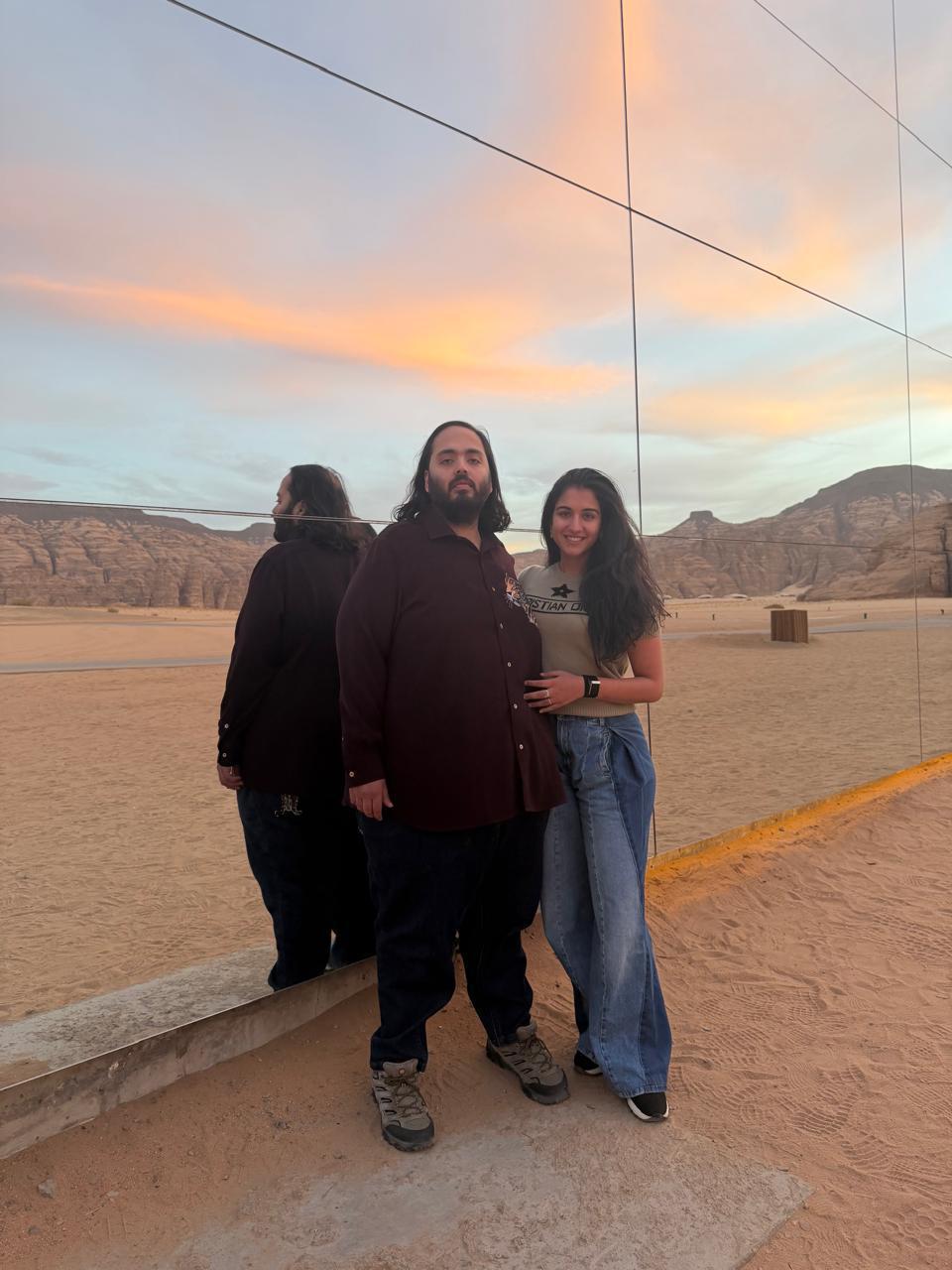 Anant Ambani & Radhika Merchant in Alula